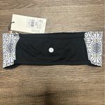 Calla Patterned winter Headband with Blue and Black Design Photo 2