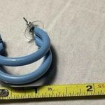 Vintage Necklace Western Crystals Art Deco Blue Pendant Glass Bead 23 Inches Photo 10