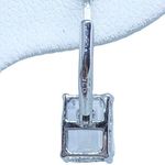 Sterling Silver 925 Clear CZ Lever Back  Earrings Photo 7