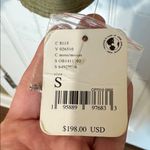 We The Free NWT  Moss Green Jacket with Yellow Lace-Up 100% Cotton Patches Photo 5