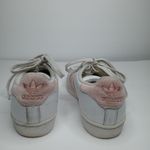 Adidas  Superstar white and pink sneakers Photo 4