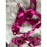 Victoria's Secret VICTORIA SECRET sz M TEDDY PINK SATIN LACE ONE PIECE V STRING VALENTINE NWT Photo 6