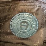 Etienne Aigner Vintage  Pompeii Blue Teal Patent Leather Mini Bag Clutch Purse Photo 4