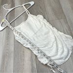 Guess Vintage  Tank Top ruched ribbed womens White (small) y2k Photo 5