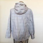 MNG Mango Tan Plaid Light Hooded Jacket Tan Photo 4