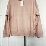A New Day  Fleece Hooded Sweatshirt Pink Size Large Long Sleeve Photo 3
