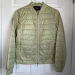 Lafayette 148 New York green puffer zip up jacket modern minimalist Photo 0