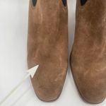 Steve Madden  Rhiannon Boots Size 9 Suede Leather Heeled Pull On Ankle Booties Photo 2