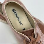 Superga  Velvet Sneaker Blush Deep Rose Low Trainer size 36 Photo 5