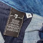 7 For All Mankind BLUE FASHION OVERALL STRETCH DRESS MEDIUM BROKEN Size 29 NWT Photo 9