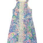Lilly Pulitzer  Pearl Shift Stretch Sleeveless Dress All Together Now Size 6 Photo 0