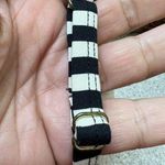 Merona Black & White Striped Drape One Piece Suit Photo 7