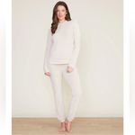 Barefoot Dreams California Dreams in this Women's light Cream Hooded Sweater amazing softness Photo 2