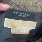 Michael Kors Paisley Jacquard Silk Blend Blazer Brown Green size 6 Photo 6