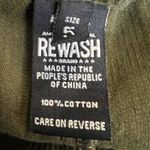 REWASH  Green Corduroy Belted Mini Skirt Size 5 / 27‎ New Photo 3