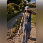 Free People  East Side Trousers Pants - black/white Sz S New no tags Photo 6