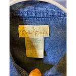 Bobbie & Brooks Bobbie Brooks denim shirt with embroidered purses size L Photo 1