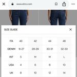 ERTO cotton linen blend slim jeans Blue Size 8 Photo 8