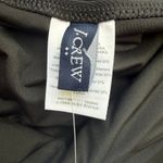 J.Crew NWT  Scalloped One-Piece Swimsuit in Solid Black BF041 Women's XS Photo 7