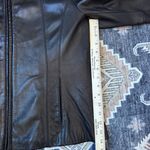 Siena 100% Leather Black Jacket Full Zip High Neck Lined Women’s Size Medium Photo 13