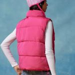 BDG Urban Outfitters  The Pia Hot Pink Puffer Vest Photo 1