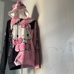 Hello Kitty Pink and Black Hoodie Size M Photo 5