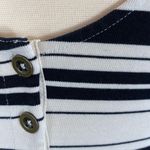 J.Crew  Black & White Striped Skater Dress Photo 7