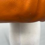 Juicy Couture Vintage Y2k Barrel Shoulder Bag Purse Leather Orange Logo Charm Photo 8