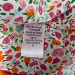 Entro  Anthropologie Floral Puff Sleeve Smocked Back Blouse Cottagecore Small Photo 5