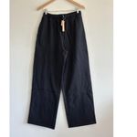 SKIMS Boyfriend Fleece Straight Leg Pant in Washed Onyx, Size Small Photo 4