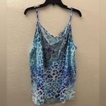 Avenue 🆕 Cami Hvar Blues & White Print With Rhinestone 20🆕 Photo 7