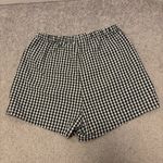 SheIn Women’s Black and White Gingham Shorts Photo 4