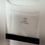 Aerie New Classic White Ribbed Tee Crop Superchill Seamless High Neck Bra Top Photo 3