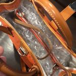 Dooney & Bourke Orange Ostrich Leather Crossbody Shoulder Bag Design NWOT Photo 11