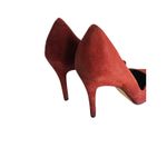 Charles David Wine Red Suede Stiletto Heel Pumps 9M Holiday Event Christmas Glam Photo 5
