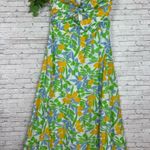 Petal and Pup  Vanessa Yellow Tulip Strapless Midi Dress Photo 2