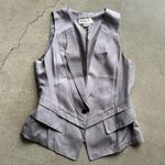Anthropologie SSOLEIL by MILAN / nwt / structured vest / gray / fits like a medium Photo 0