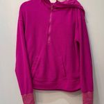 Old Navy  Fuchsia pink zip up sweatshirt kangaroo pocket size small Photo 0