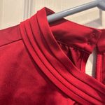 NWT J Crew Mock Neck Pleated Long Sleeve Blouse Shirt Top Women Burgundy Size L Red Size L Photo 6