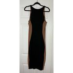 JLUXLABEL  Black Sheer Illusion Bodycon Midi Dress Sleeveless Sz XXL Photo 4