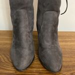 Catherine Malandrino  womens gray suede heel boots 8 Photo 2