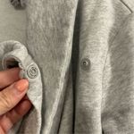 Zella  Women's Shooting Star Drape Gray Cardigan Sweater Size S Open Front Photo 4