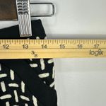 Talbots Pencil Skirt Petite 6 Black Geometric Quiet Luxury Preppy Office Wool Photo 2