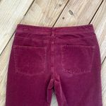 Pilcro and the Letterpress  Women's Burgundy Serif Fit Corduroy Jeans Size 27 Photo 3
