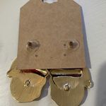 Santa Earrings with rhinestones Christmas Holiday n Photo 2