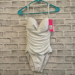Lilly Pulitzer NWT! Women’s  Resort White Flamenco one piece bathing suit SZ 0 Photo 3
