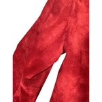 Valerie Stevens Red Suede Leather Jacket Women’s M Photo 7