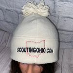 Old Navy fleece hat with fringe and scouting Ohio logo white one size women Photo 1