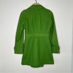 Vintage Y2K Tulle Green Wool Blend Peacoat Women’s Size XS Indie Retro Photo 6