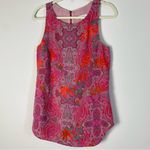 CAbi Pink Jubilee Paisley Tank Top Sleeveless Layered Top Tank Blouse Print Photo 4
